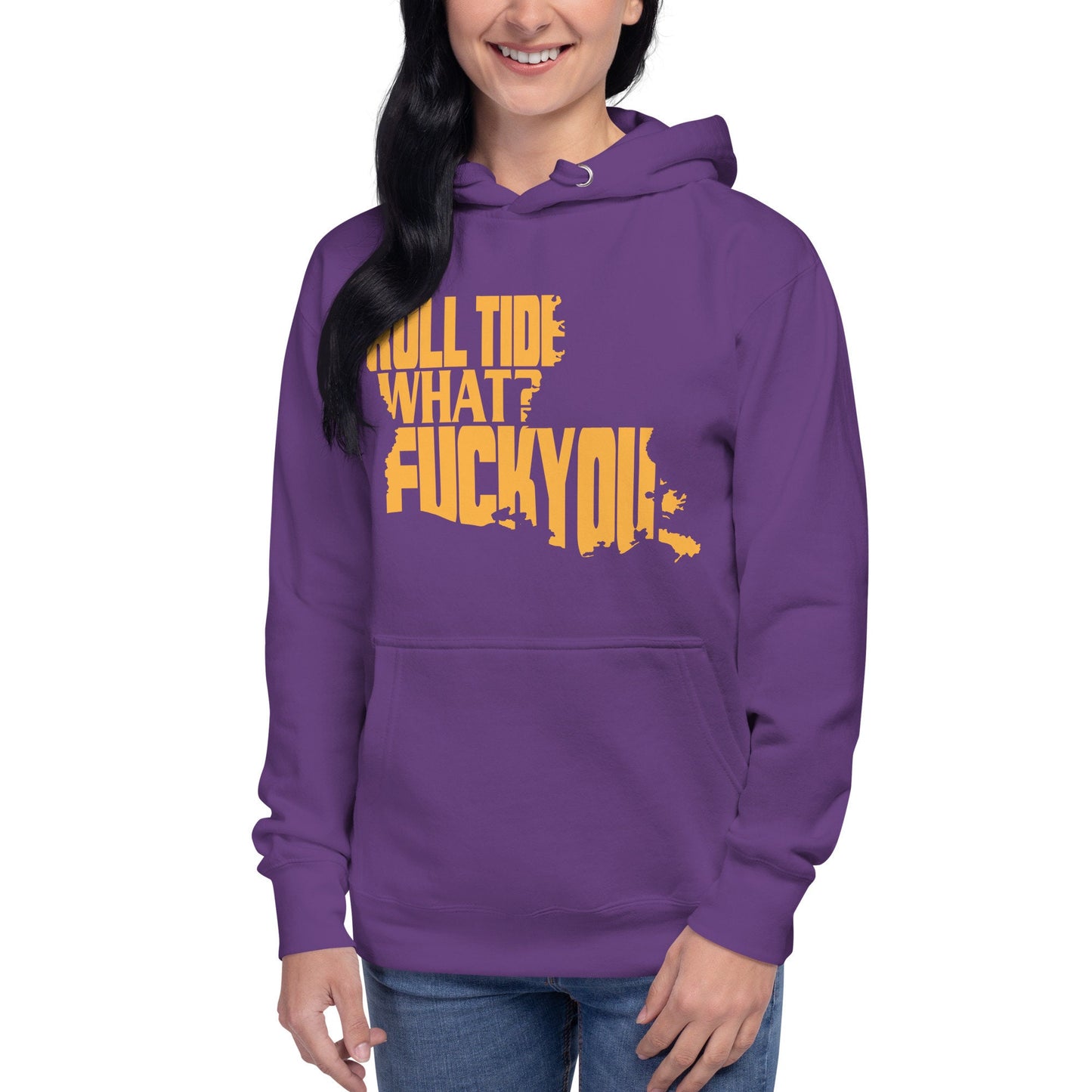 Roll Tide What? Purple Unisex Hoodie