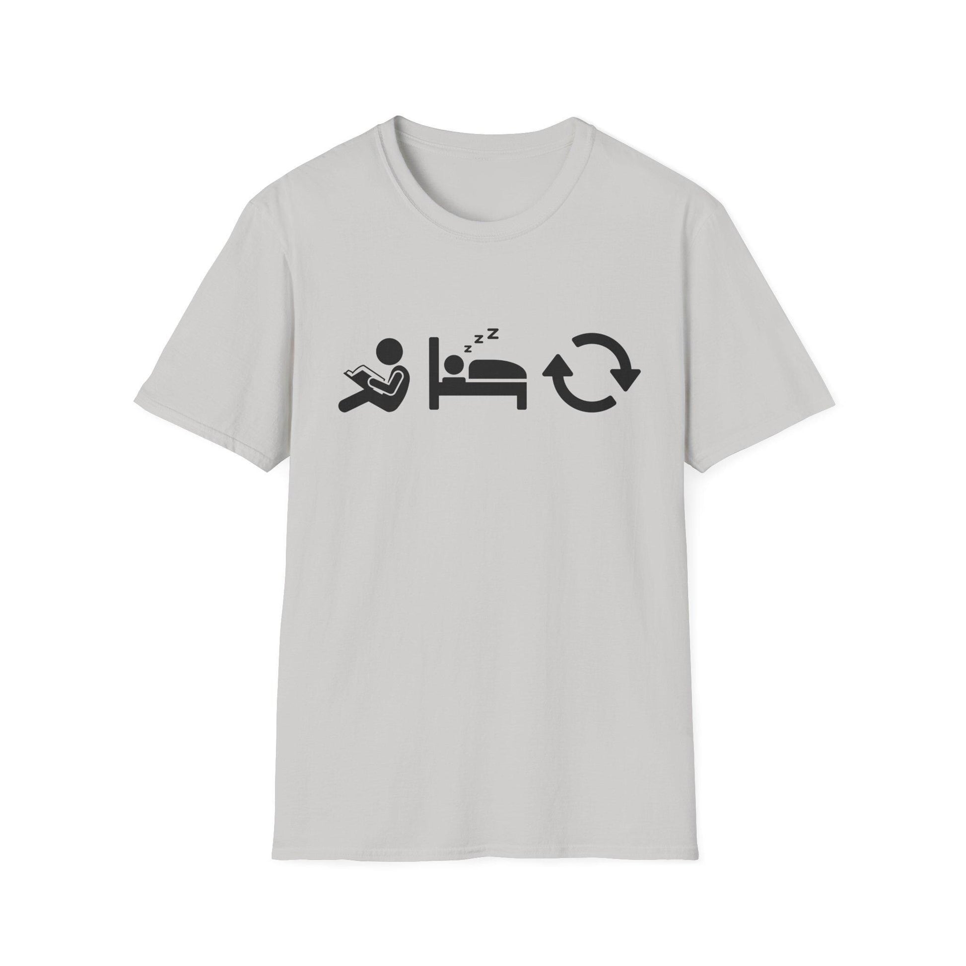 Read Sleep Repeat Unisex Softstyle T-Shirt
