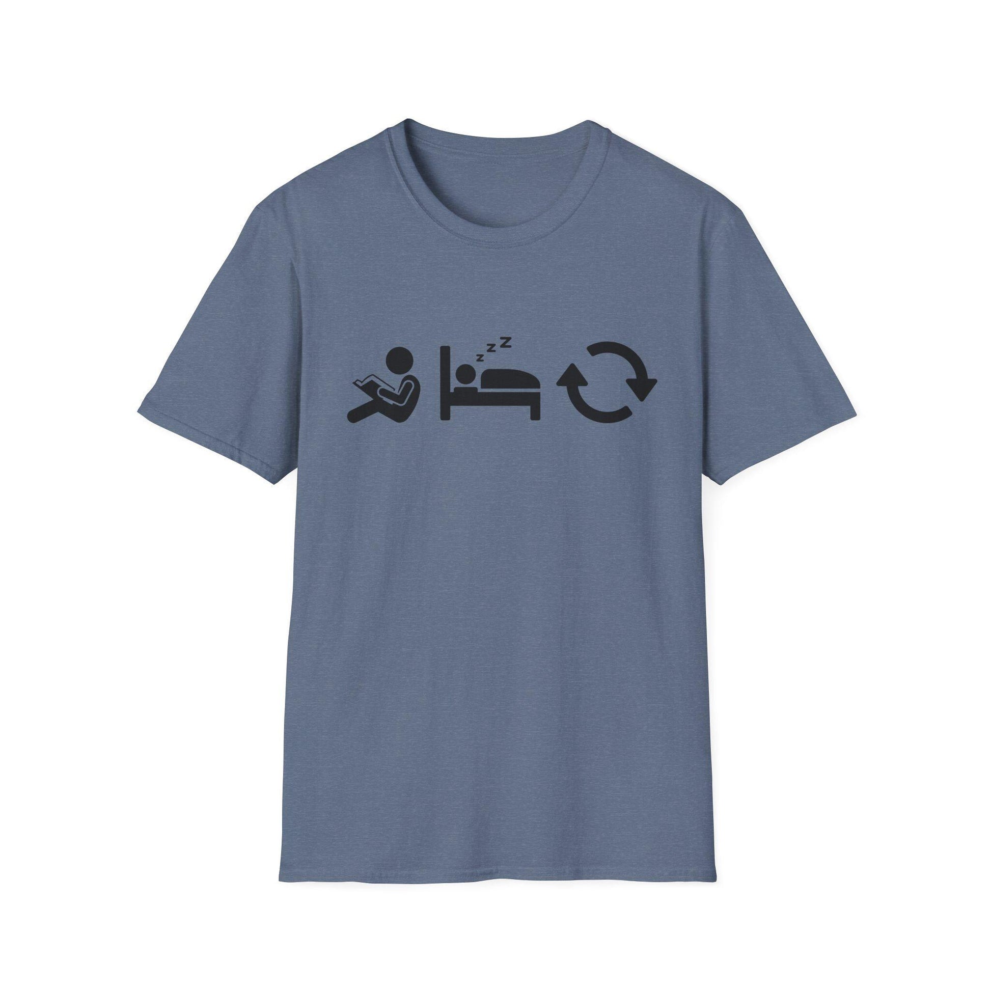 Read Sleep Repeat Unisex Softstyle T-Shirt