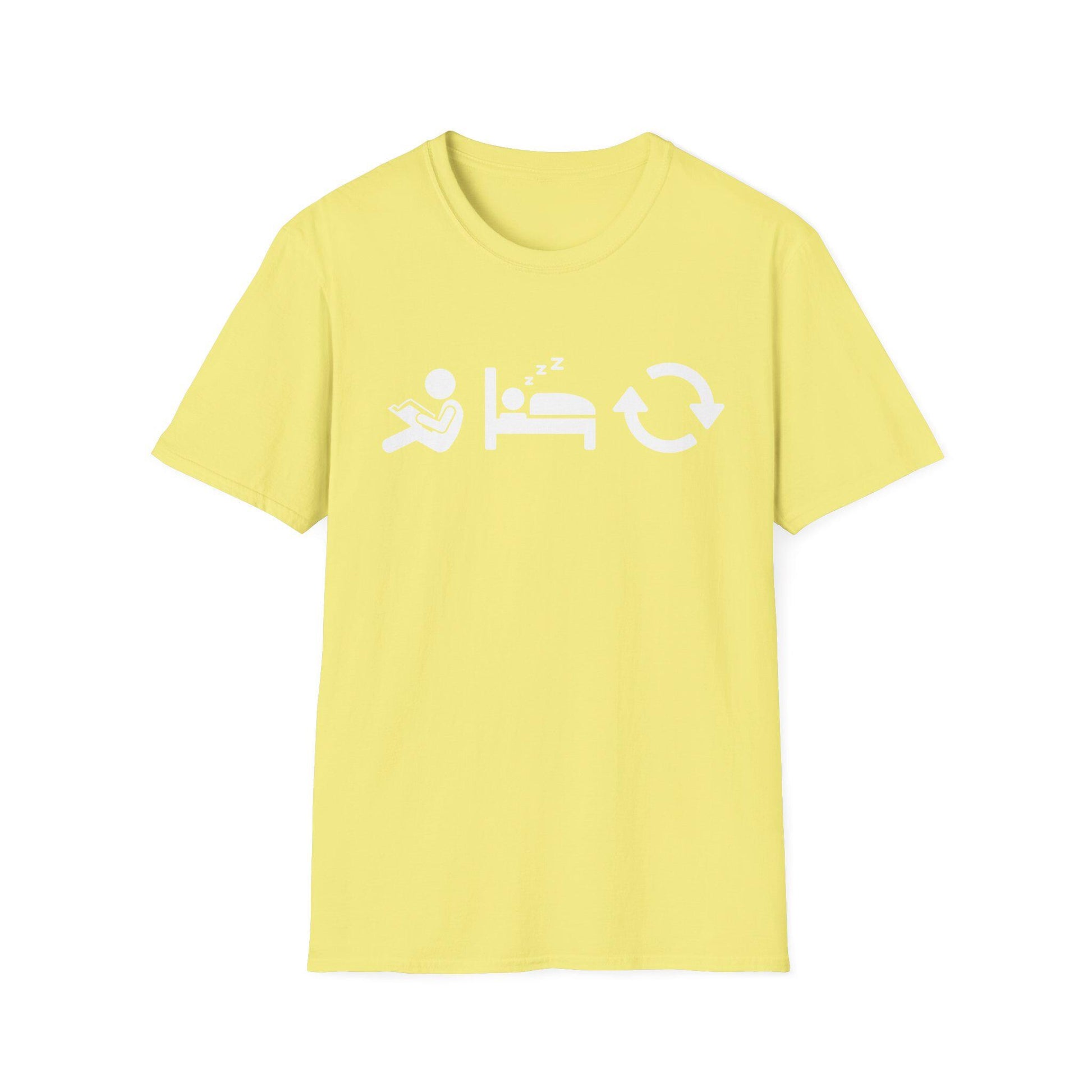 Read Sleep Repeat Unisex Softstyle T-Shirt
