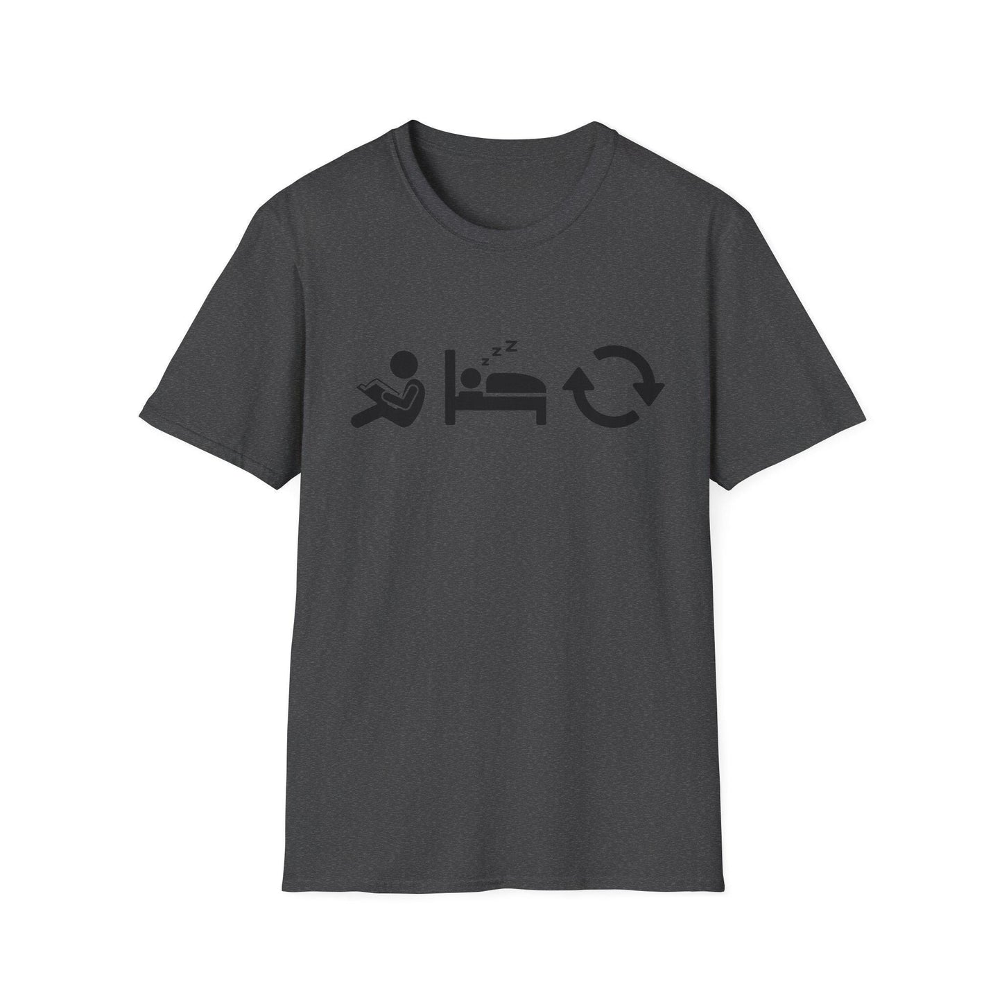 Read Sleep Repeat Unisex Softstyle T-Shirt