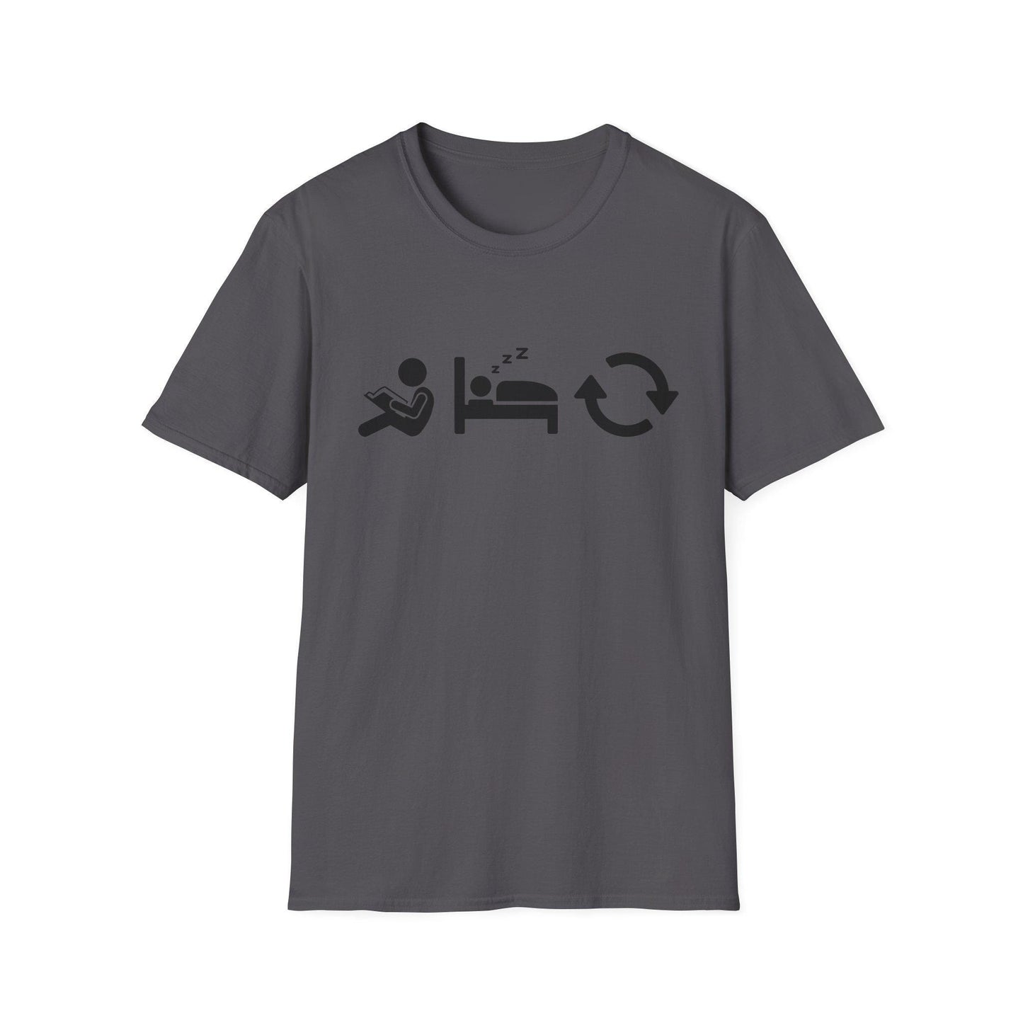 Read Sleep Repeat Unisex Softstyle T-Shirt