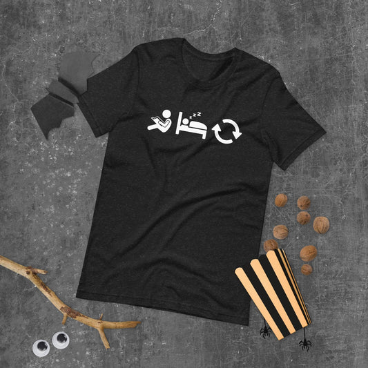 Read Sleep Repeat Unisex t-shirt