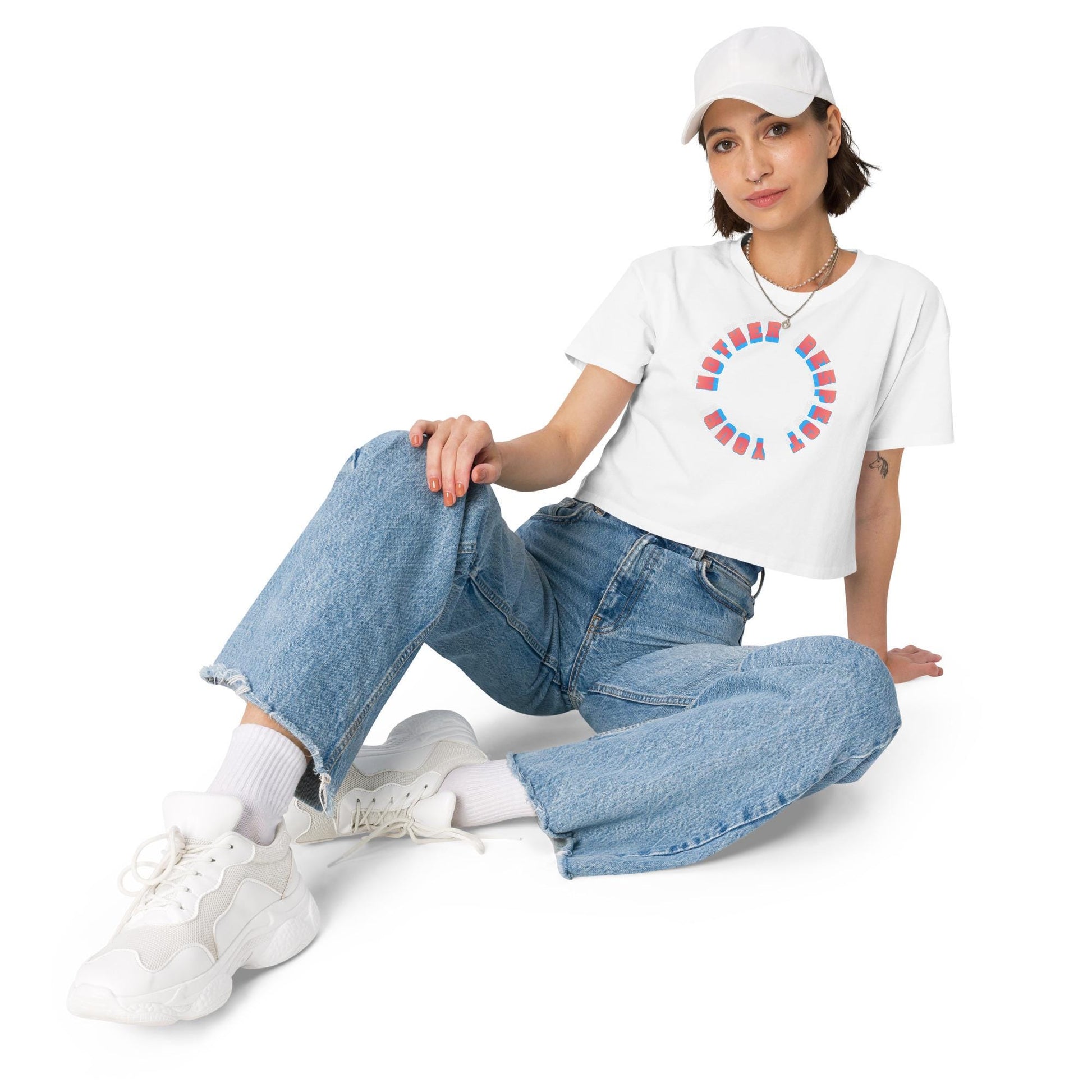 Respect Your Mother Women’s crop top
