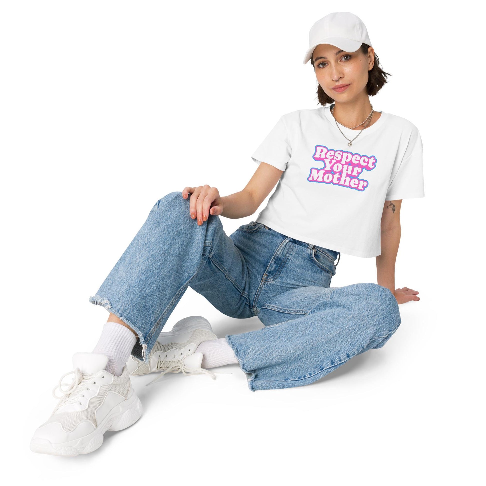 Respect Your Mother Women’s crop top
