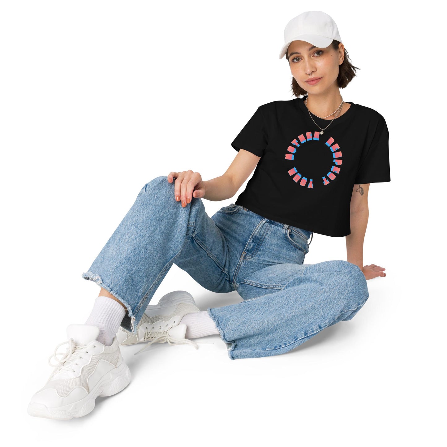 Respect Your Mother Women’s crop top