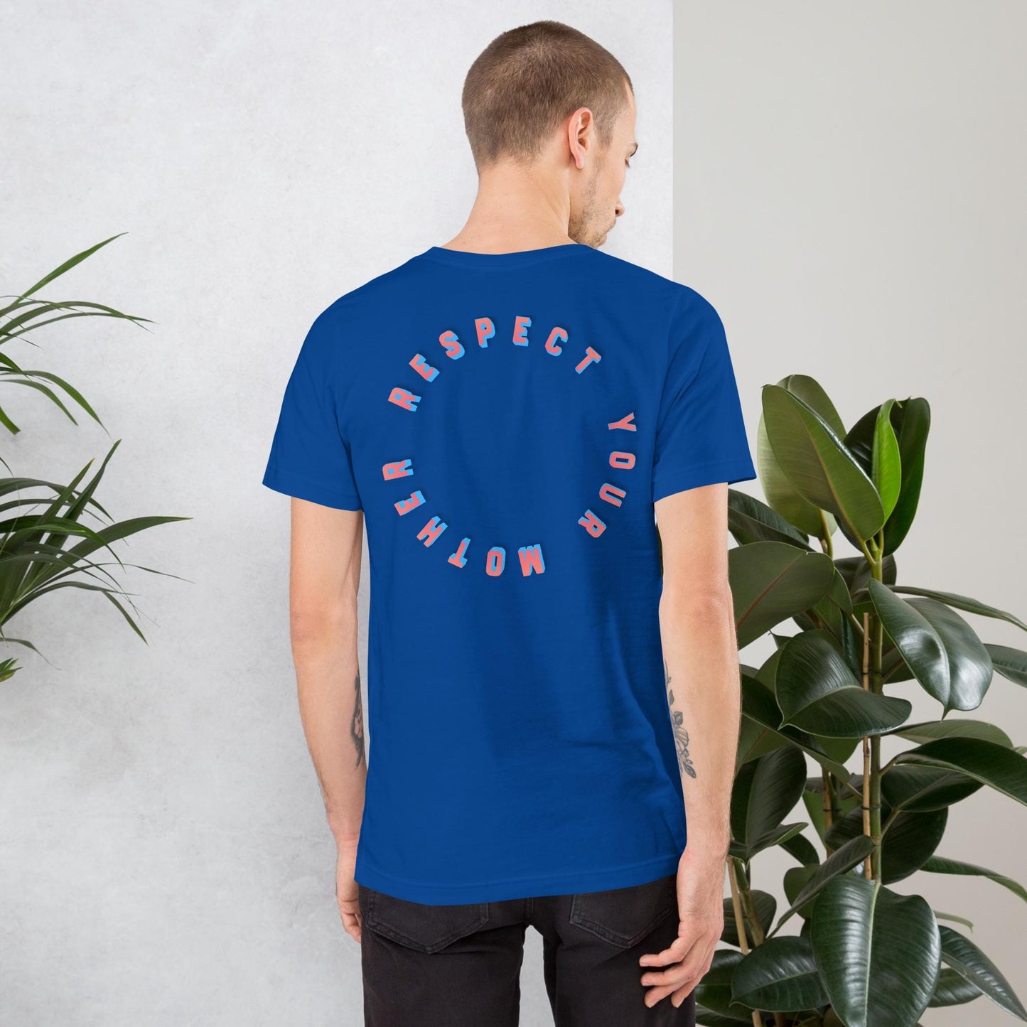 Respect Your Mother Tee • Necktie Front Graphic • Concert Outfit • Made to Order Unisex Tee