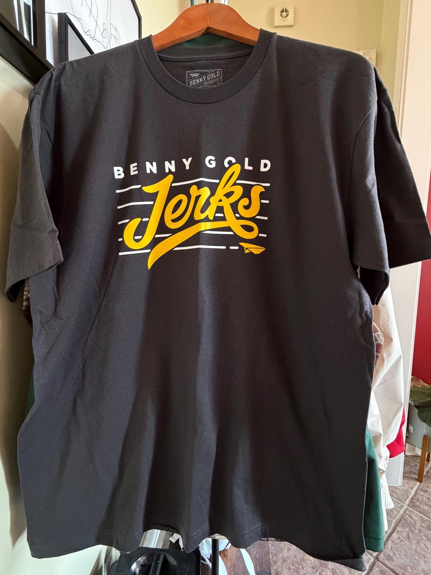 Benny Gold Jerks Graphic Tee XL Black Streetwear Tee Made in USA