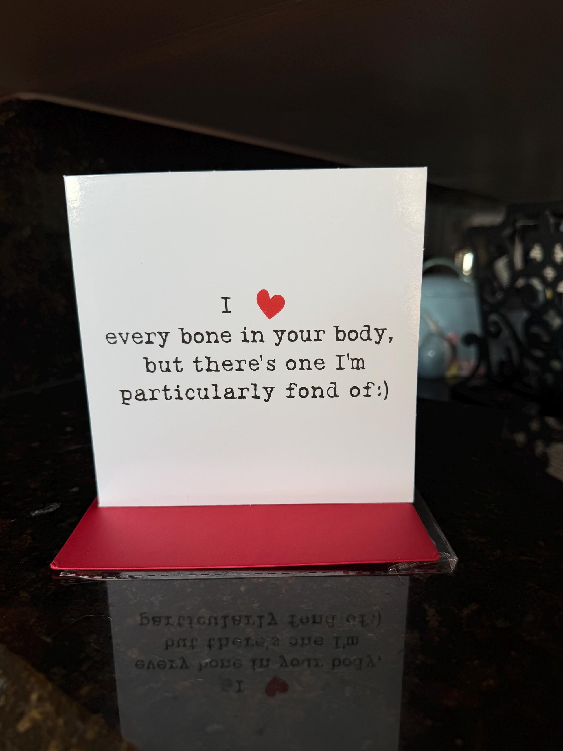 Funny Dirty Love Card | Naughty Romantic Card for Him | Adult Humor Greeting Card | Flirty Card for Boyfriend or Husband