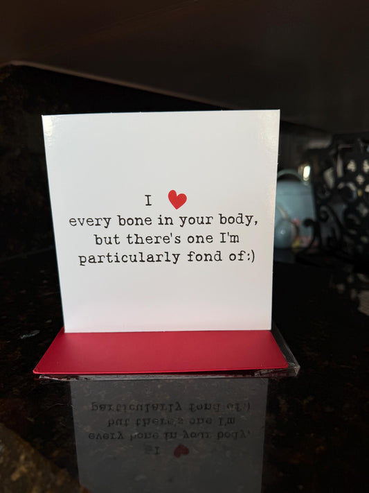 Funny Dirty Love Card | Naughty Romantic Card for Him | Adult Humor Greeting Card | Flirty Card for Boyfriend or Husband