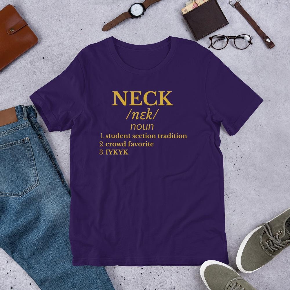 Neck Unisex t-shirt College Game Day Tee Louisiana Student Section