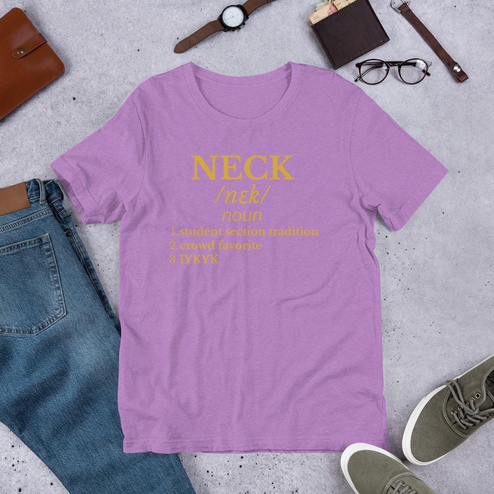 Neck Unisex t-shirt College Game Day Tee Louisiana Student Section