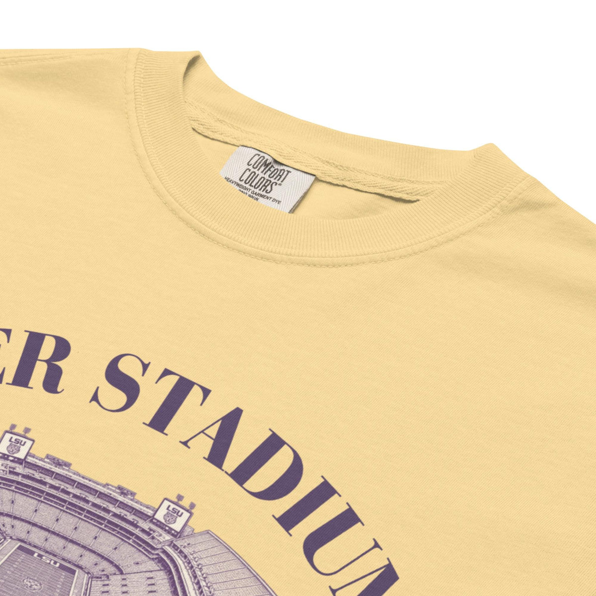 Tiger Stadium Social Club Shirt | Vintage Louisiana Football Tee | Unisex garment-dyed heavyweight t-shirt