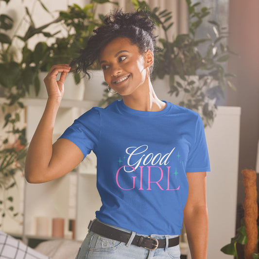 Good Girl Graphic Tee • Bookish Shirt • Short-Sleeve Unisex T-Shirt