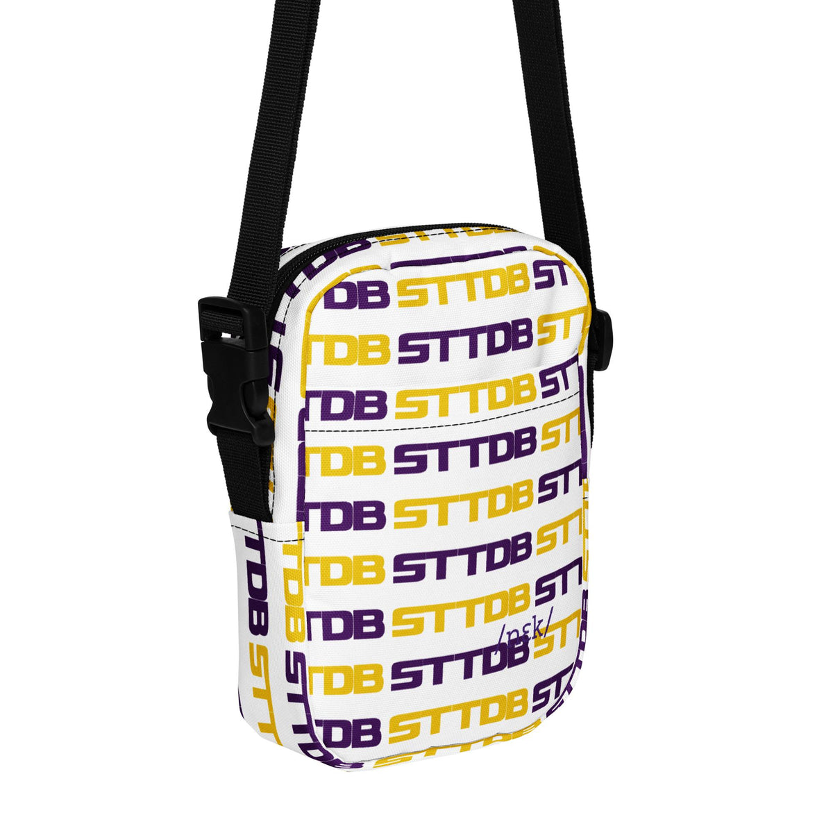 LSU Game Day Crossbody Bag | Purple and Gold All Over Purse | Tiger Stadium Bag | College Game Day Accessory