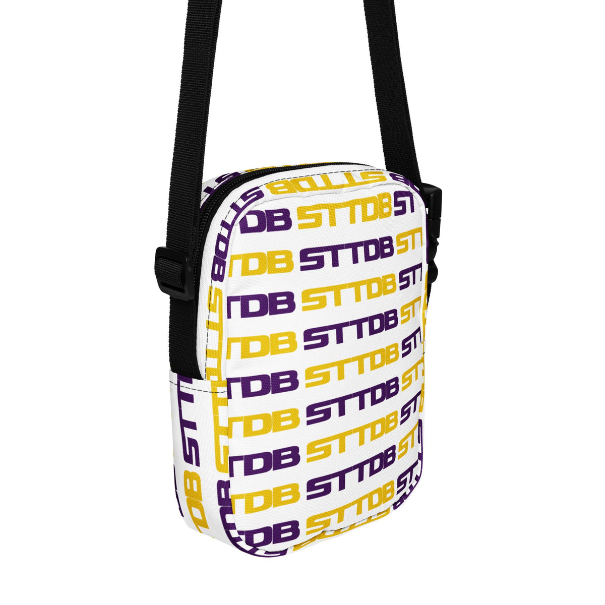 LSU Game Day Crossbody Bag | Purple and Gold All Over Purse | Tiger Stadium Bag | College Game Day Accessory